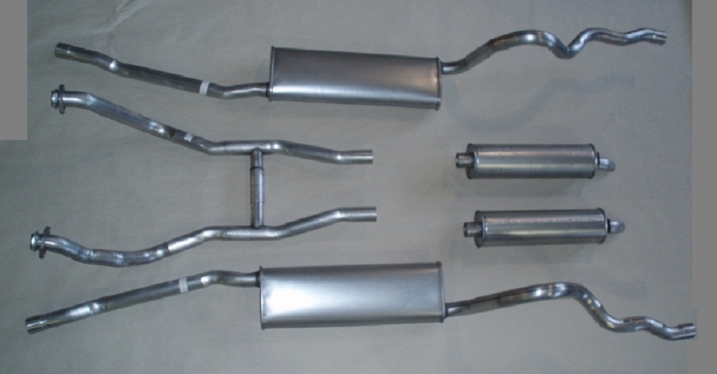 196365 Ford Fairlane A & K Codes Dual Exhaust w/4 Mufflers Waldron's