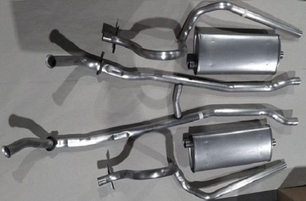 1972-74 Ford Mid Size Torino & Ranchero V8 Dual Exhaust w/2 Mufflers ...