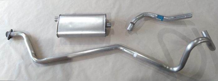 1978-81 Pontiac Lemans / Grand Am V8 Single Cat-back Exhaust w/ 1 Tailpipe