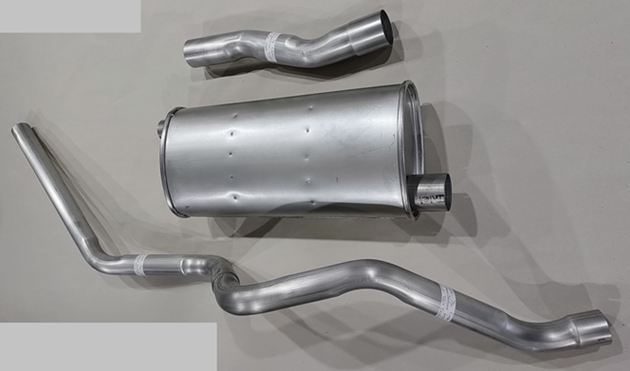 1975-85 GMC ½T-1T 6 cyl & 8 cyl Single Cat-back Exhaust