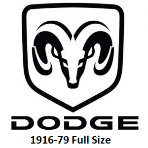 1916-78 Dodge Full Size