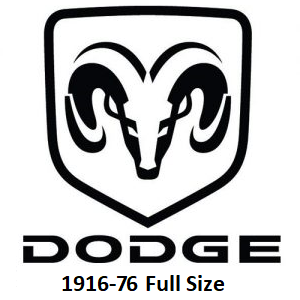 1916-76 Dodge Full Size